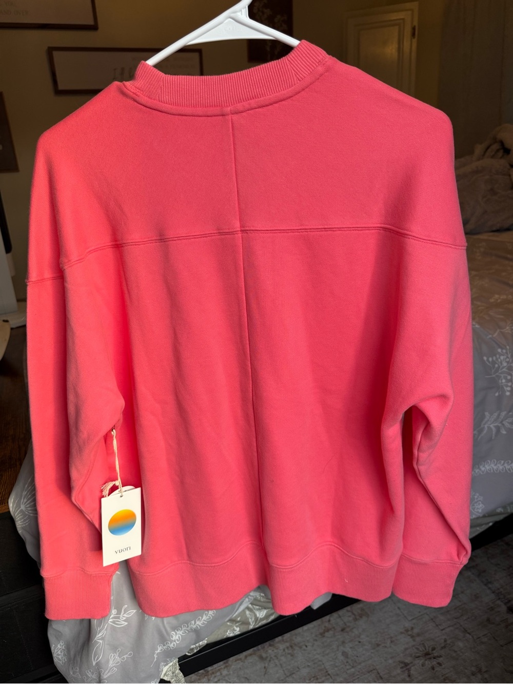 Women's vuori sunset pink Crewneck